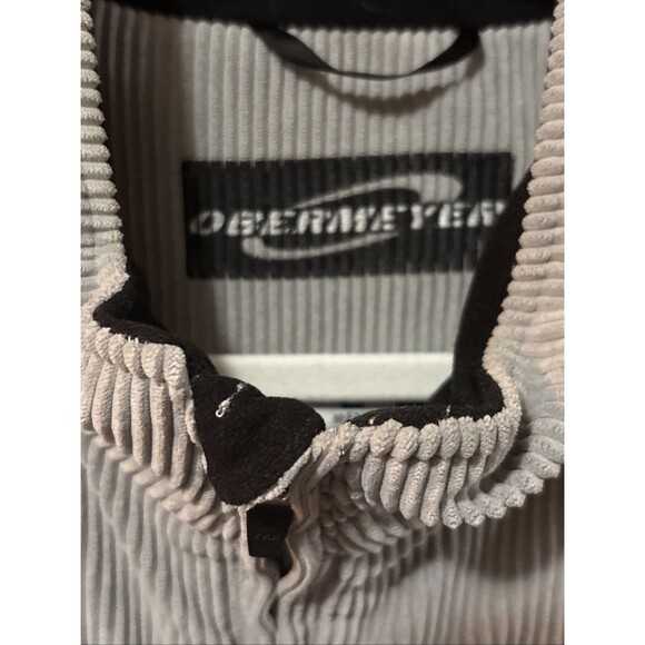 Obermeyer Men’s Large Gray Corduroy Full Zip Jacket - Picture 5 of 16